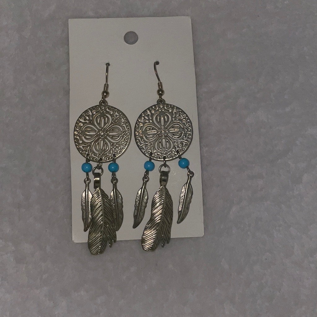 Gold Dreamcatcher Earrings